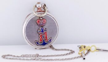 Antique Pocket Watch Imperial Tsar's Era Award Silver Enamel Grand Duke Alexei