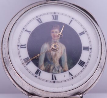 Imperial Tsar's Era Silver Pocket Watch-Grand Duchess Elizabeth Mavrikievna