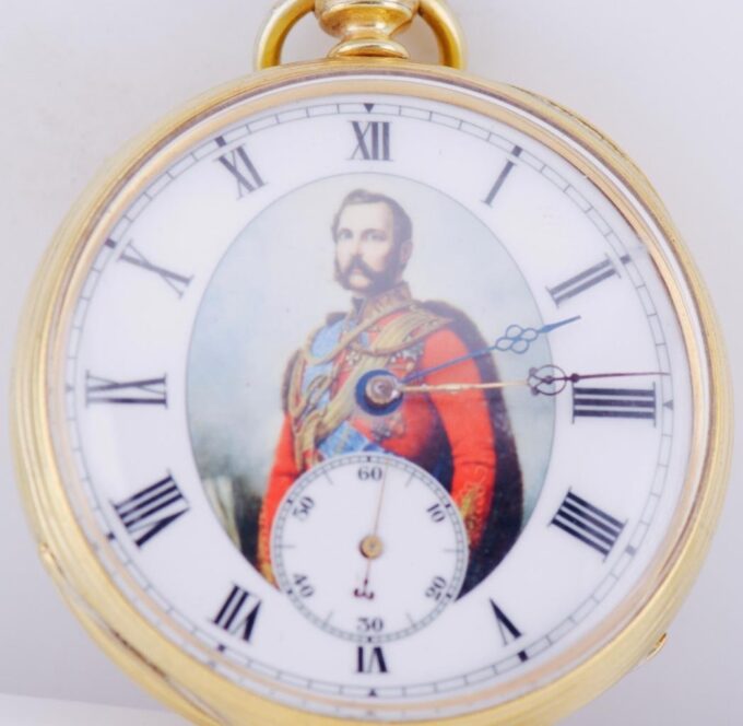 Imperial Tsar's Era Award Gilt Silver Pocket Watch c Russo-Turkish War 1878