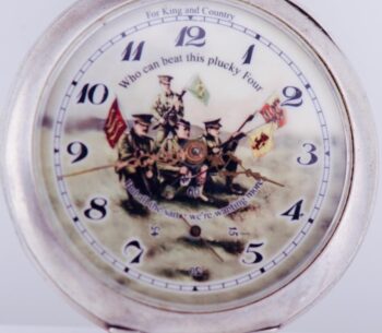 Antique Silver Pocket Watch WWI British Army Officer's Award Invar c1916