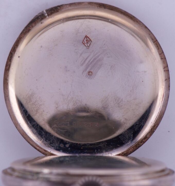 Antique LeCoultre Caliber Silver Pocket Watch French Revolution Enamel Dial