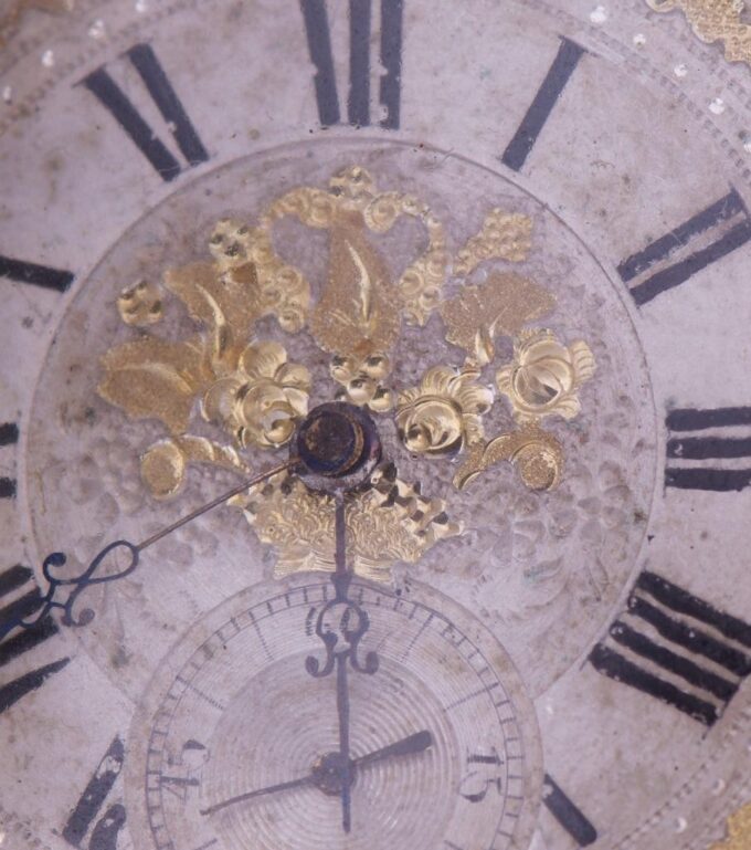 Antique Pocket Watch Full Hunter Silver Garnets Case for Ottoman Market c1850's