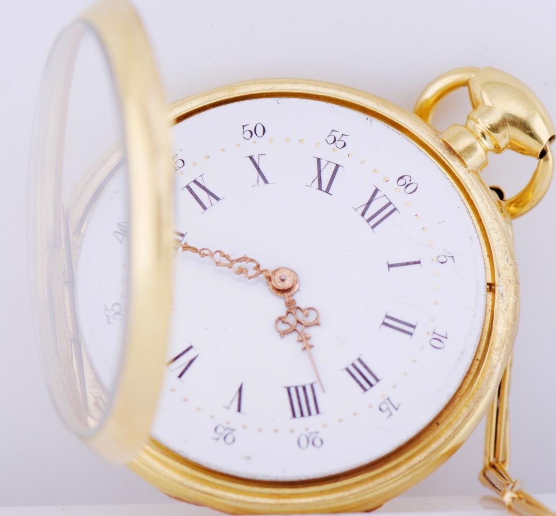 Imperial Tsar's Era Army Doctor's Award Gilt Silver Enamel Pocket Watch c 1877