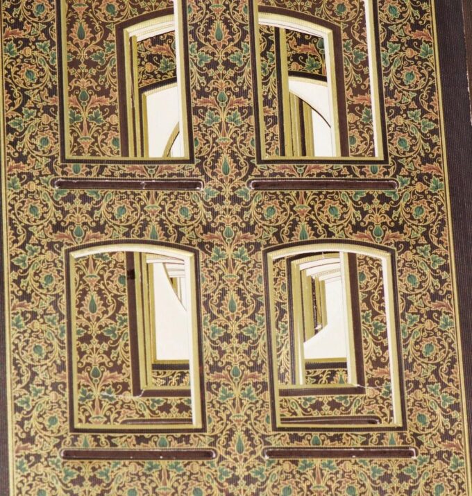 Imperial Leather Silver Photo Album Awarded By Empress Alexandra and Tsar