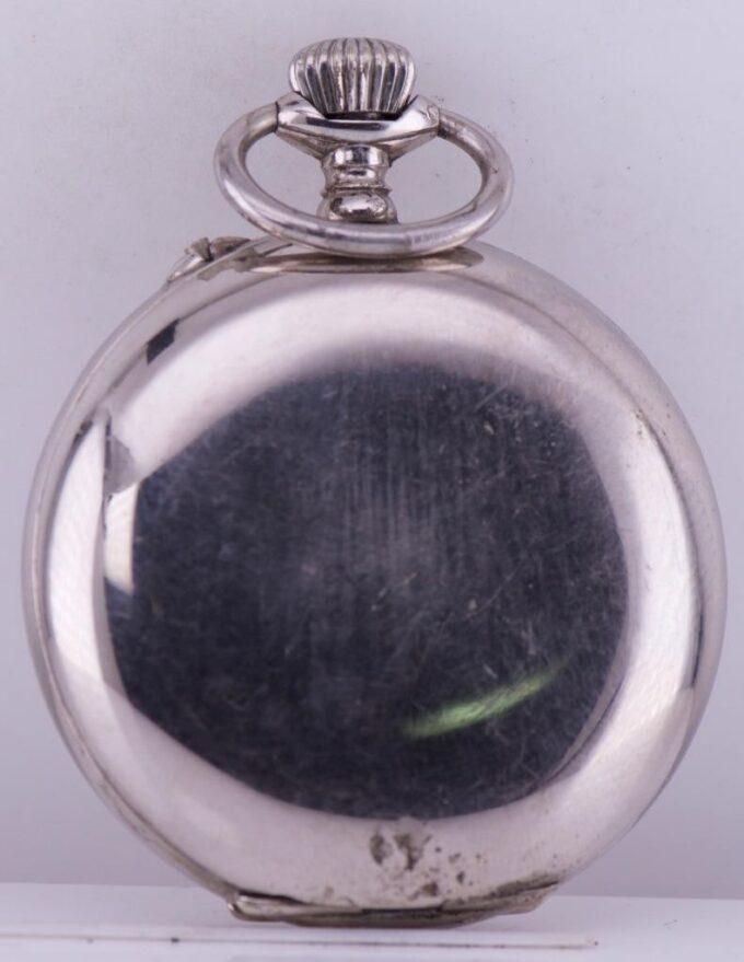 WWI Antique Pocket Watch Imperial Russ Tsar Era Hebdomas 8 Days 1916 Full Hunter
