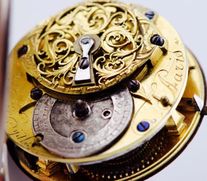 Antique Imperial Easter Egg Coach Clock Verge Fusee for Empress Catherine II