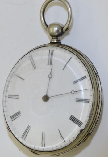 Imperial Russ Pocket Watch Officer's Award Key Wind Silver Borel c1878