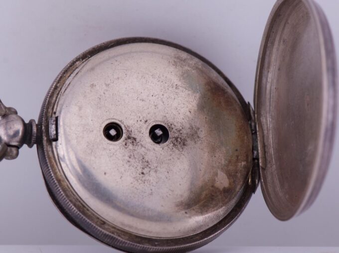Antique Sterling Silver Pocket Watch-Awarded by Queen Victoria of UK c1890's