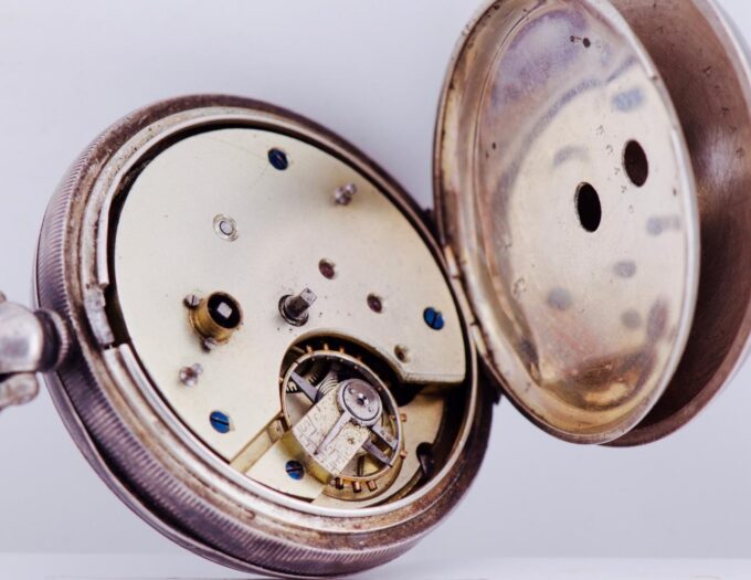 Antique Sterling Silver Pocket Watch-Awarded by Queen Victoria of UK c1890's
