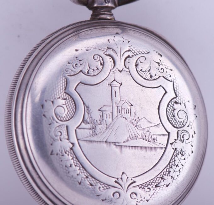 Longines Pocket Watch Antique Imperial Tsar's Era Silver Tsar Nicholas II Family