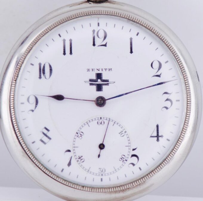 Zenith Pocket Watch Antique Wartime Military Submarine Officer's Award c1940's