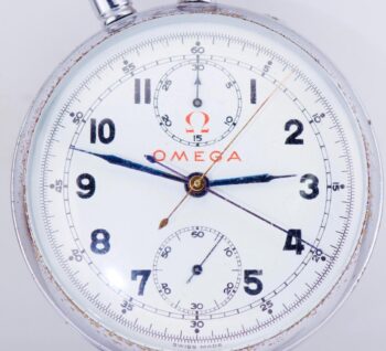 Omega Pocket Watch Rattrapante Split Seconds Chronograph Olympic Games Antique