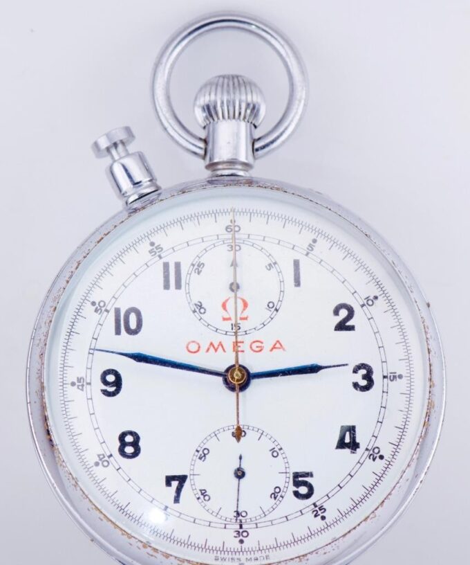 Omega Pocket Watch Rattrapante Split Seconds Chronograph Olympic Games Antique