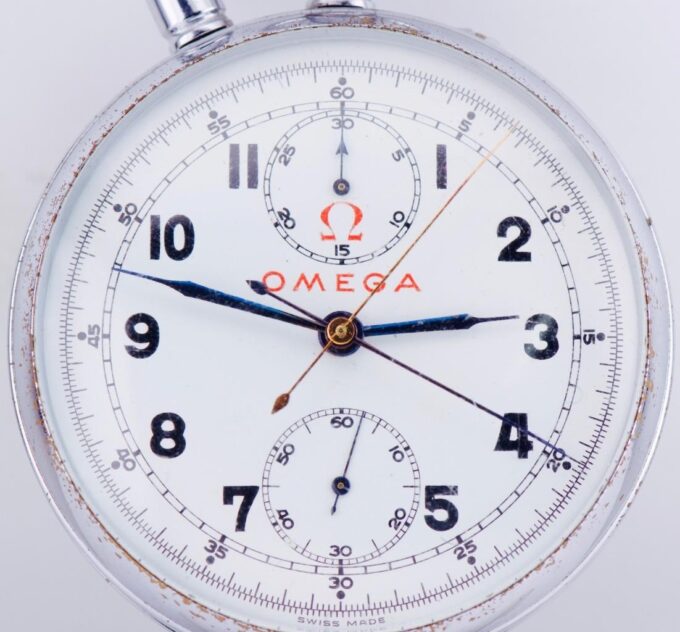 Omega Pocket Watch Rattrapante Split Seconds Chronograph Olympic Games Antique