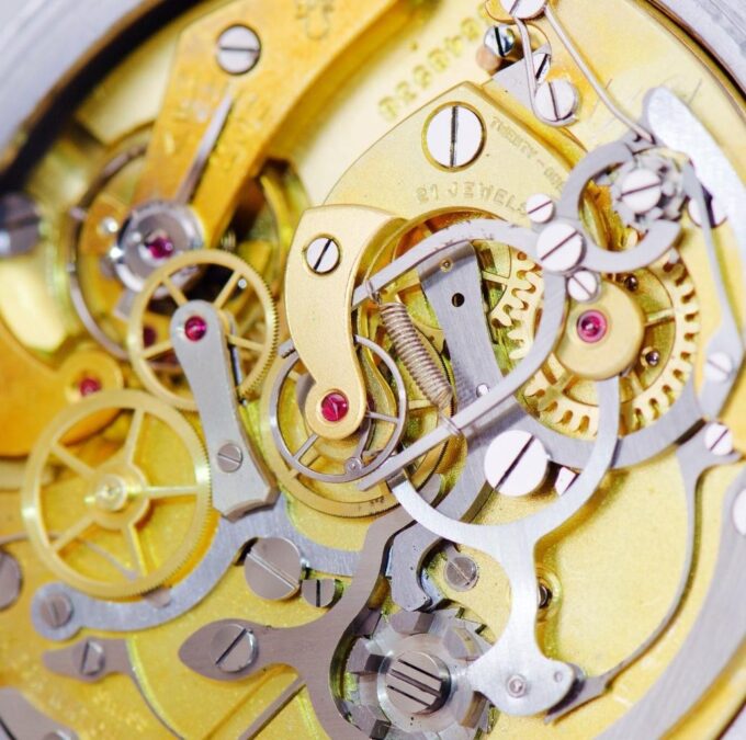 Omega Pocket Watch Rattrapante Split Seconds Chronograph Olympic Games Antique