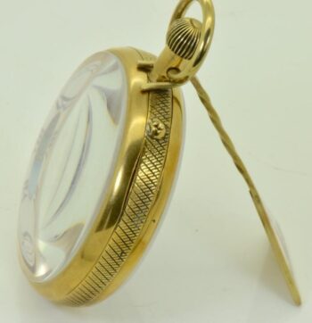 Antique Pocket Watch Automaton Dutch Mill Dial-Demonstrator Oversize c1890 Stand