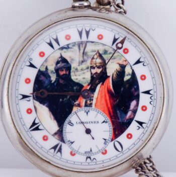 Antique Longines Pocket Watch for Ottoman/Turkish Market-Sultan Mehmed II Dial