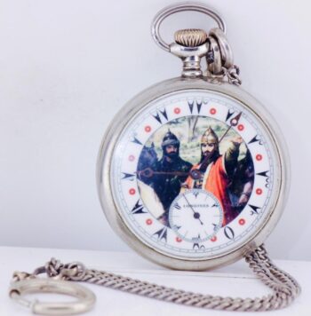 Antique Longines Pocket Watch for Ottoman/Turkish Market-Sultan Mehmed II Dial