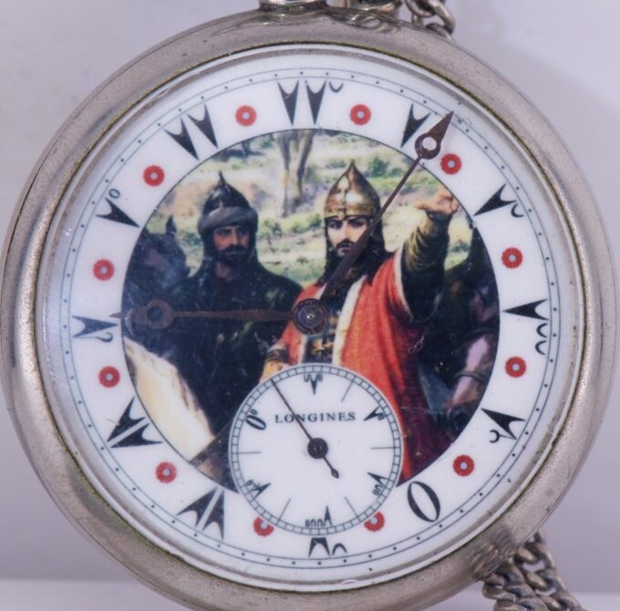 Antique Longines Pocket Watch for Ottoman/Turkish Market-Sultan Mehmed II Dial