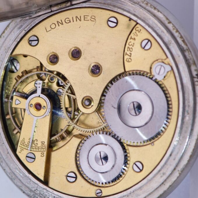 Antique Longines Pocket Watch for Ottoman/Turkish Market-Sultan Mehmed II Dial