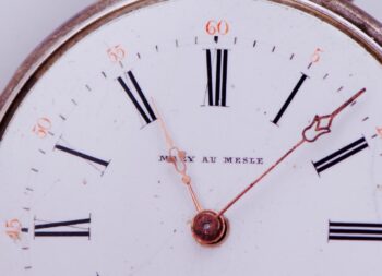 Antique Army Doctor's Award Silver Enamel Pocket Watch c Russo-Turkish War c1877