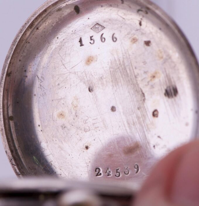 Antique Army Doctor's Award Silver Enamel Pocket Watch c Russo-Turkish War c1877