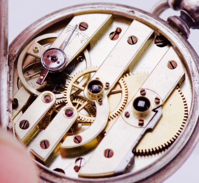 Antique Army Doctor's Award Silver Enamel Pocket Watch c Russo-Turkish War c1877