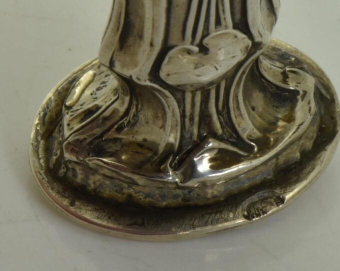 Rare antique 19th Century Imperial Tsar's Era Art-Nouveau Silver Personal Seal