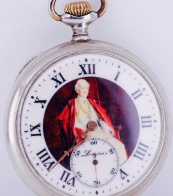 Longines Commemorable Pocket Watch Grand-Prix Vatican Pope Leo XIII