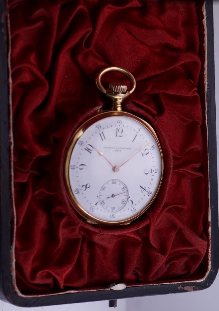 Vacheron Constantin Pocket Watch 14k Gold Enamel Award for Oriental Market c1898