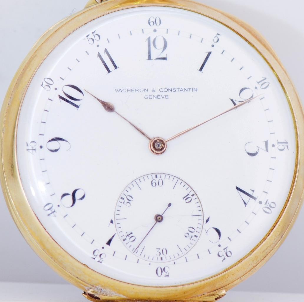 Vacheron Constantin Pocket Watch 14k Gold Enamel Award for Oriental Market c1898