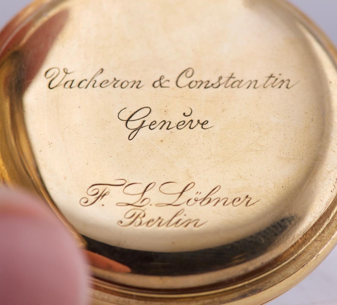 Vacheron Constantin Pocket Watch 14k Gold Enamel Award for Oriental Market c1898