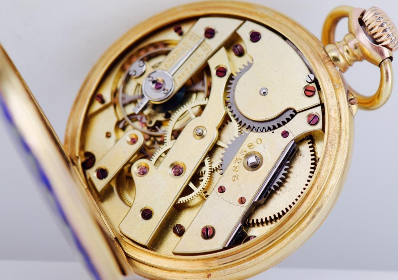 Vacheron Constantin Pocket Watch 14k Gold Enamel Award for Oriental Market c1898