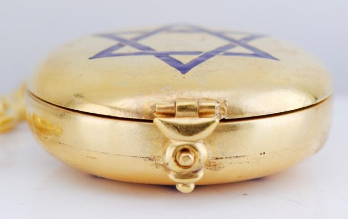 Antique 19th Century Verge Fusee Pocket Watch Jewish JUDAICA STAR of DAVID c1800