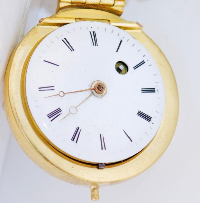 Antique 19th Century Verge Fusee Pocket Watch Jewish JUDAICA STAR of DAVID c1800