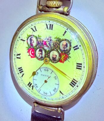 Important Historic WWI German Officer's Award Wristwatch c1916 RARE