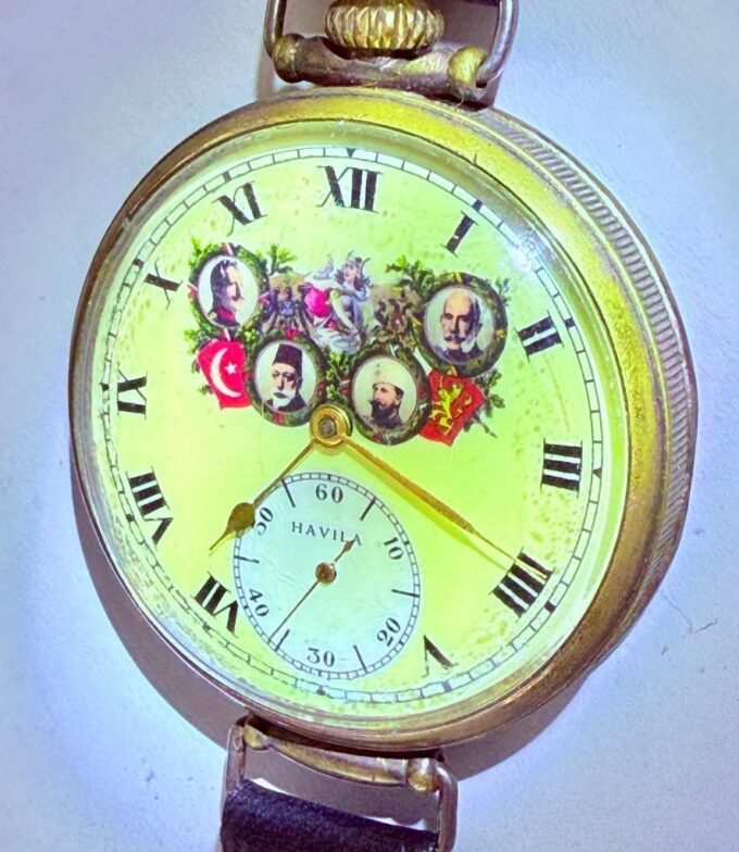 Important Historic WWI German Officer's Award Wristwatch c1916 RARE