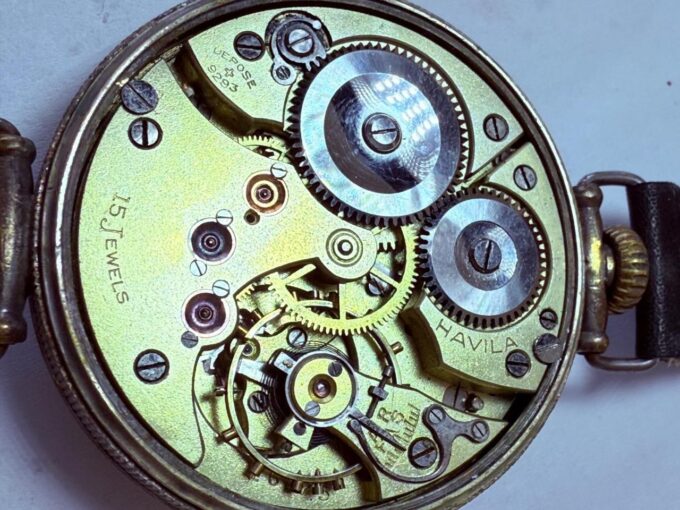Important Historic WWI German Officer's Award Wristwatch c1916 RARE