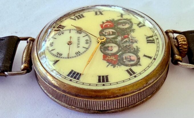 Important Historic WWI German Officer's Award Wristwatch c1916 RARE
