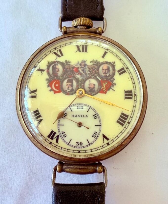 Important Historic WWI German Officer's Award Wristwatch c1916 RARE