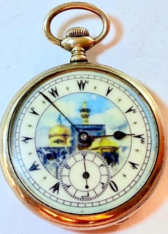 Antique Cyma Pocket Watch c.1900 – Made for Ottoman Market – Hand Engraved Case