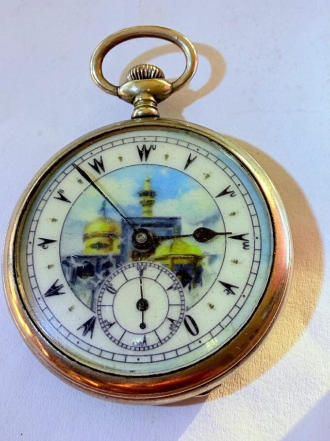 Antique Cyma Pocket Watch c.1900 – Made for Ottoman Market – Hand Engraved Case