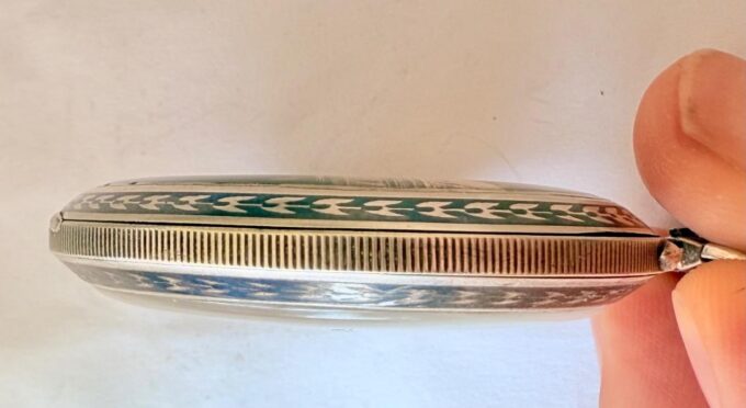 Antique IWC Silver Niello & Enamel U.S. Presidential Award Pocket Watch c1930’s