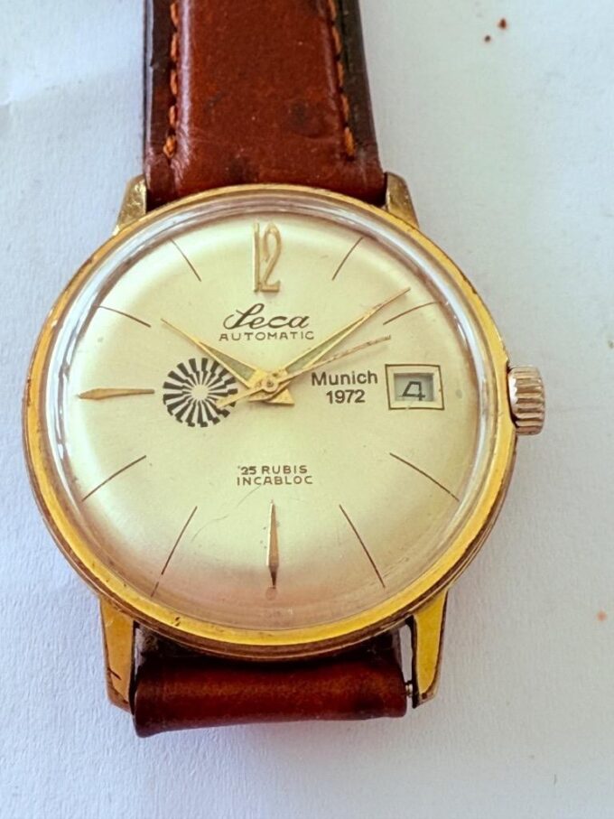 Vintage Leca Automatic Wristwatch – Munich 1972 Olympic Games