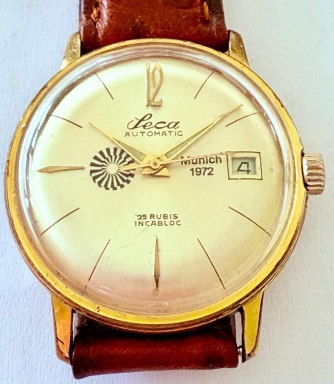 Vintage Leca Automatic Wristwatch – Munich 1972 Olympic Games