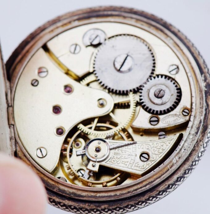 Rare Antique Royal Presentation Pocket Watch by Maison Leemans for King Leopold