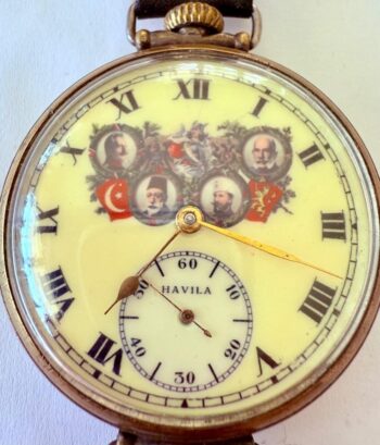 Important Historic WWI German Officer's Award Wristwatch c1916 RARE