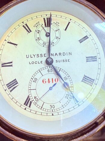 WWII Ulysse Nardin Naval Chronometer Deck Watch – Swiss Made – Battleship Navy