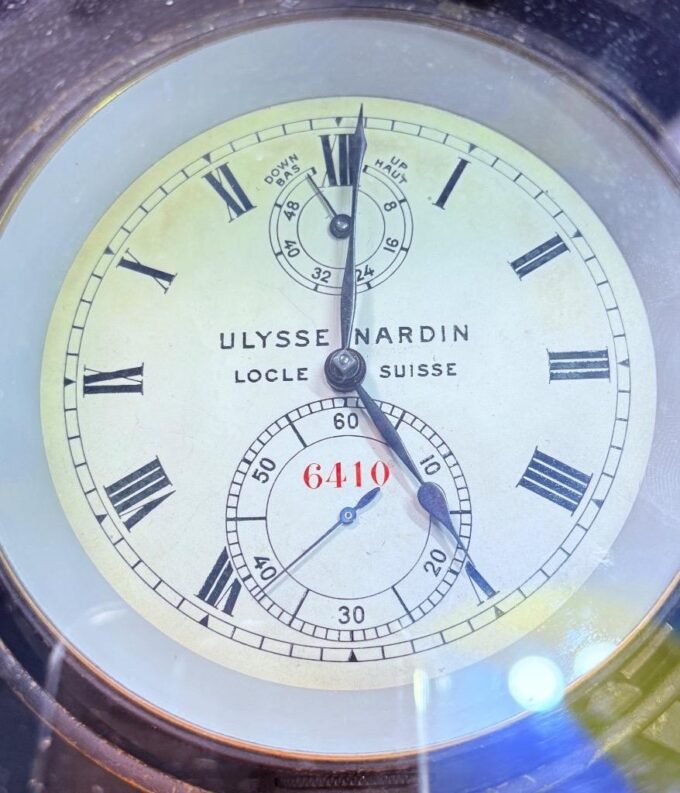 WWII Ulysse Nardin Naval Chronometer Deck Watch – Swiss Made – Battleship Navy