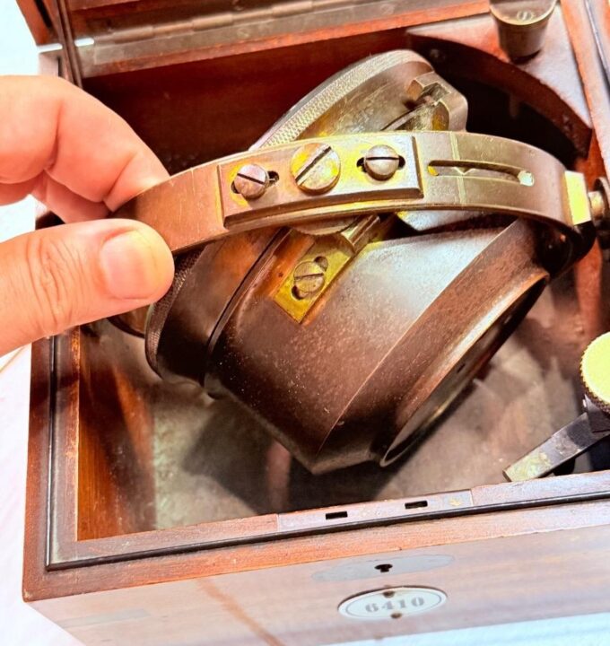 WWII Ulysse Nardin Naval Chronometer Deck Watch – Swiss Made – Battleship Navy